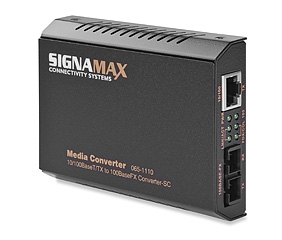 Signamax Hdmi Module Signamax 065-1120 Media Converter - 10/100TX to 100FX SC/SM, 15 km